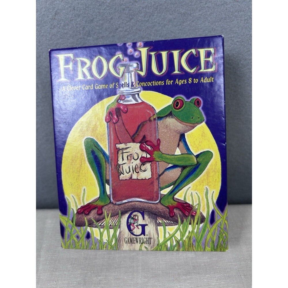 Frog Juice Card Game 1997 Gamewright Spells & Concoctions Family Travel Game
